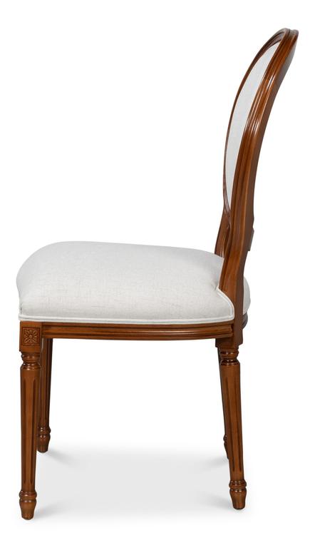 Hugo Brown Oval Side Chair (Set of 2) - Ornate Home