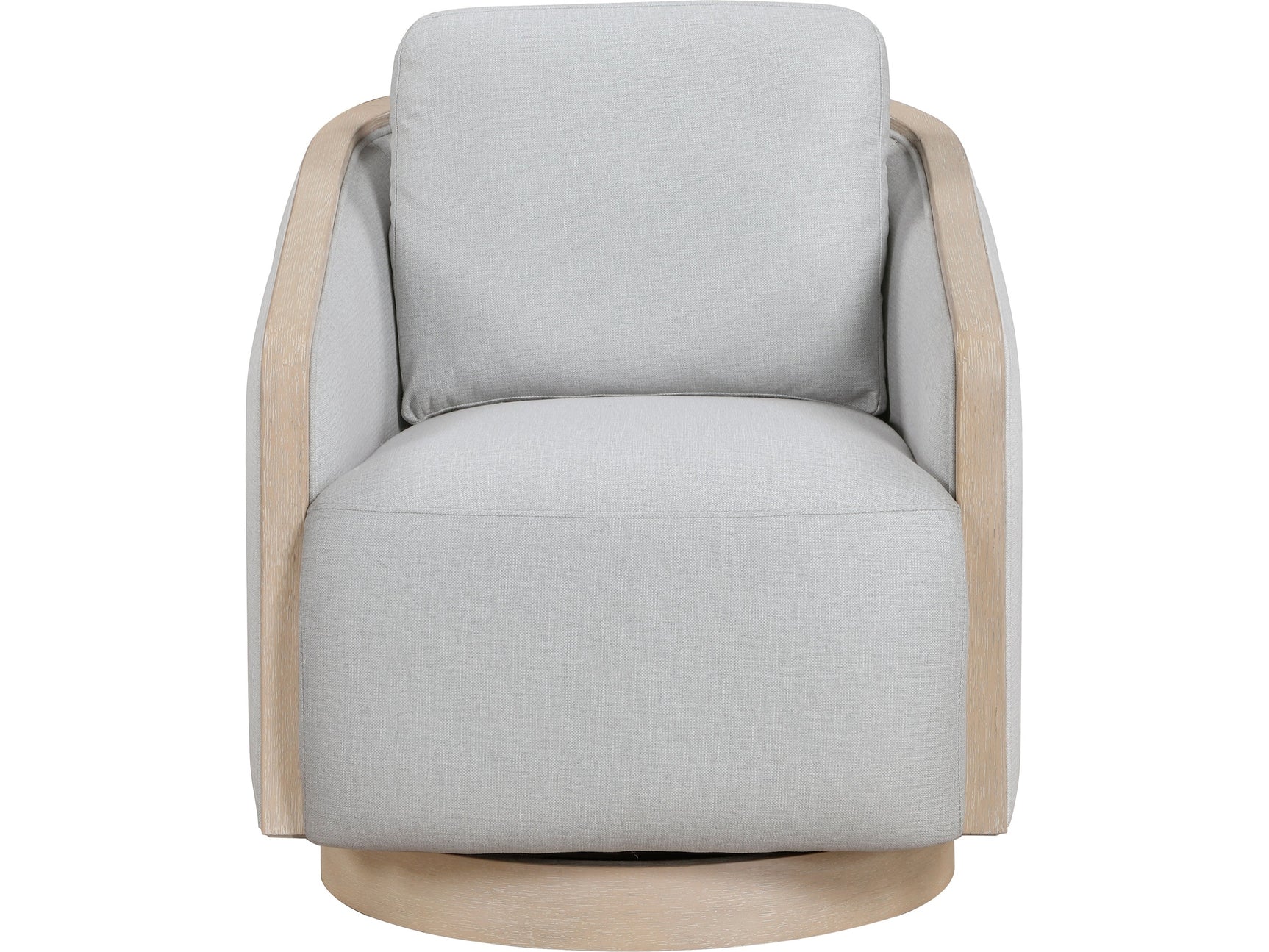 Hugo Gray Swivel Chair - Ornate Home