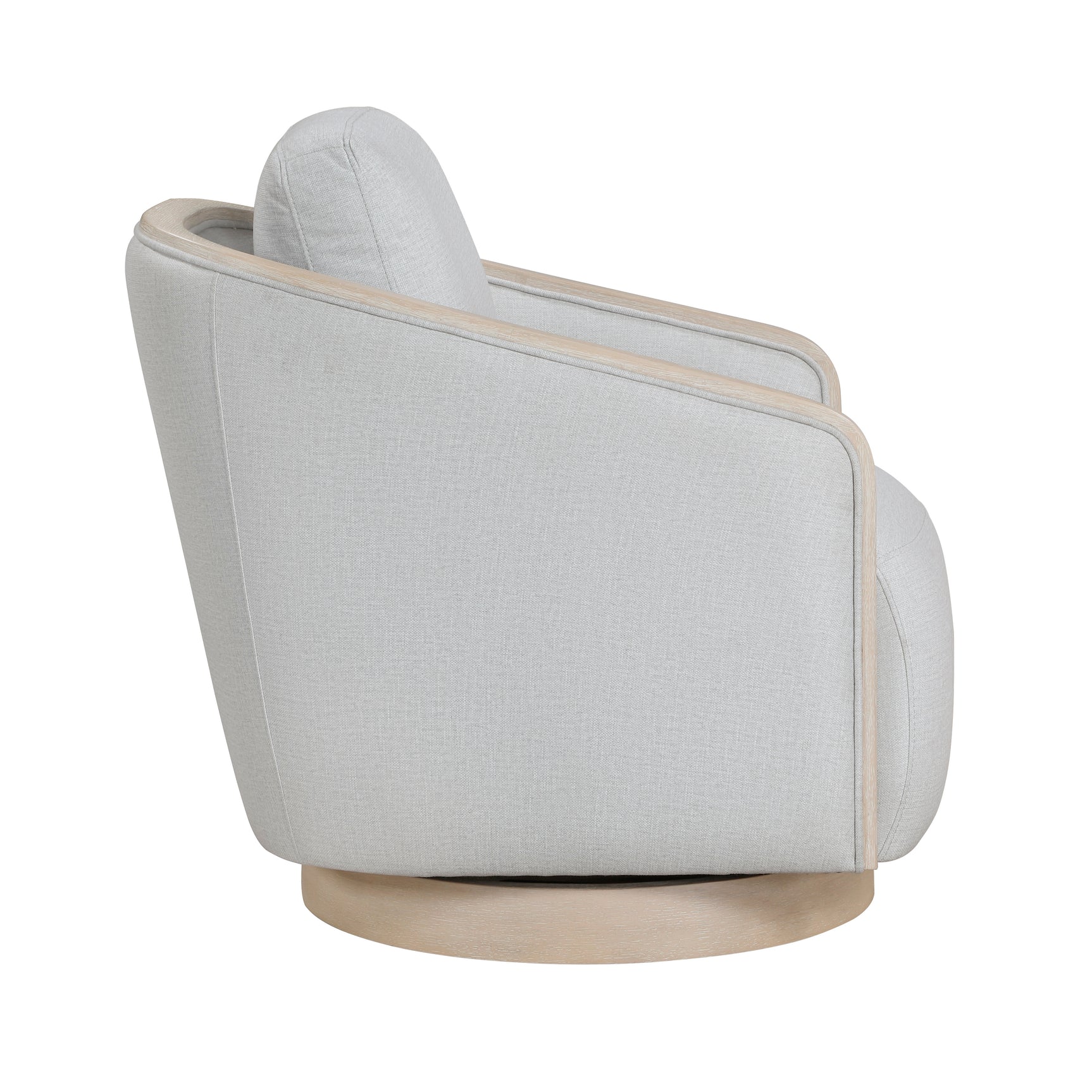 Hugo Gray Swivel Chair - Ornate Home