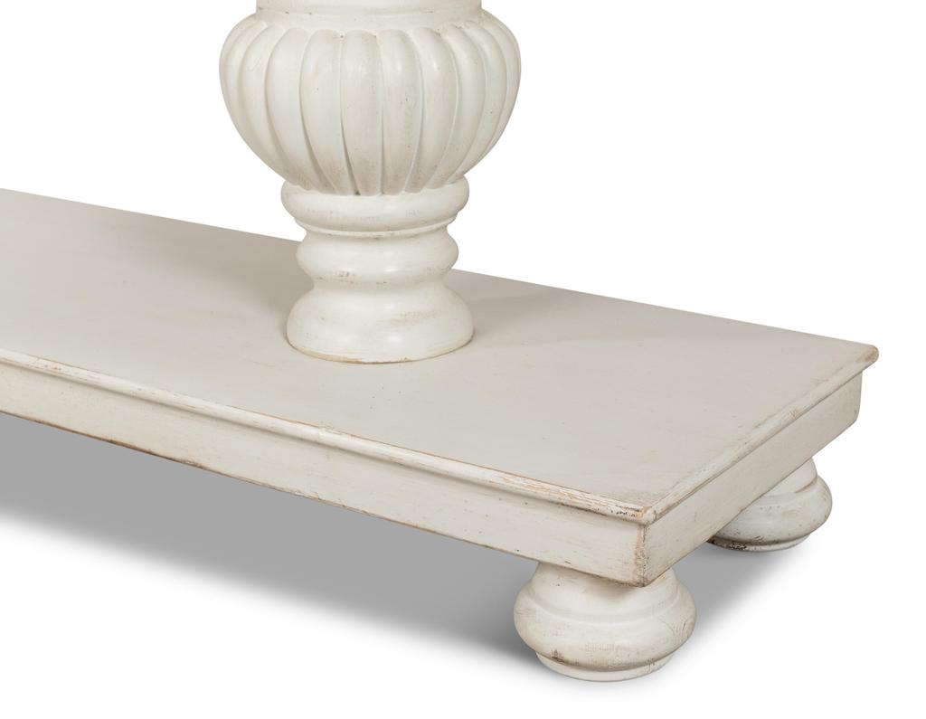 Hugo White Console - Ornate Home