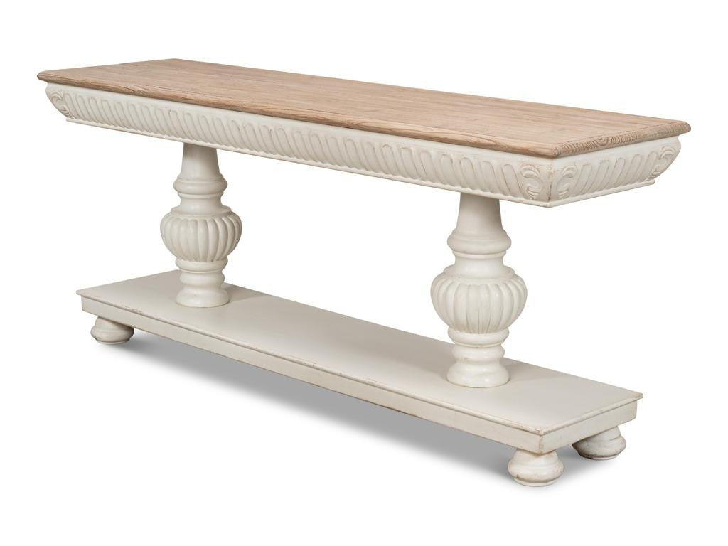 Hugo White Console - Ornate Home