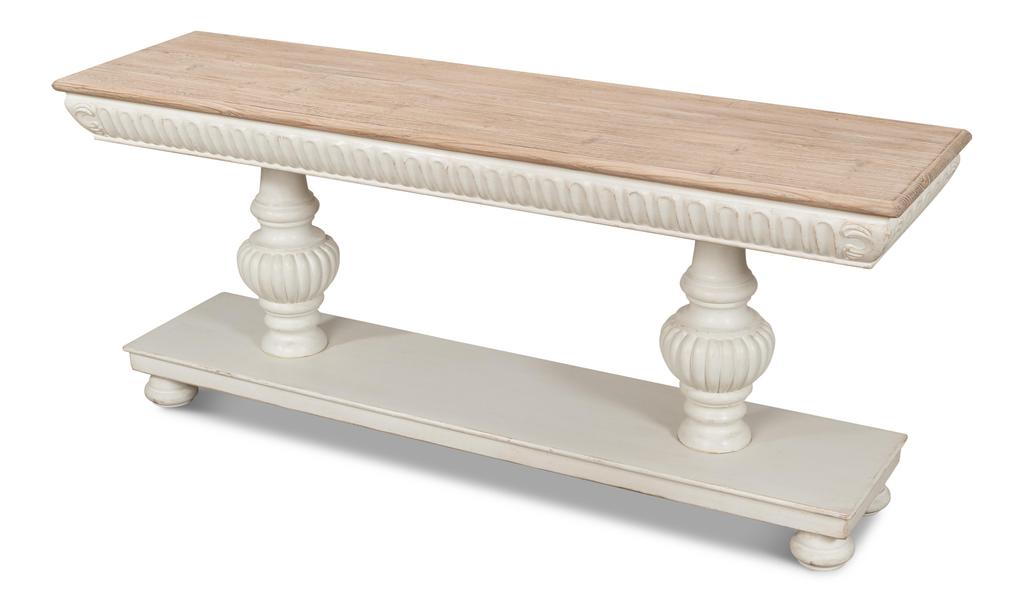 Hugo White Console - Ornate Home