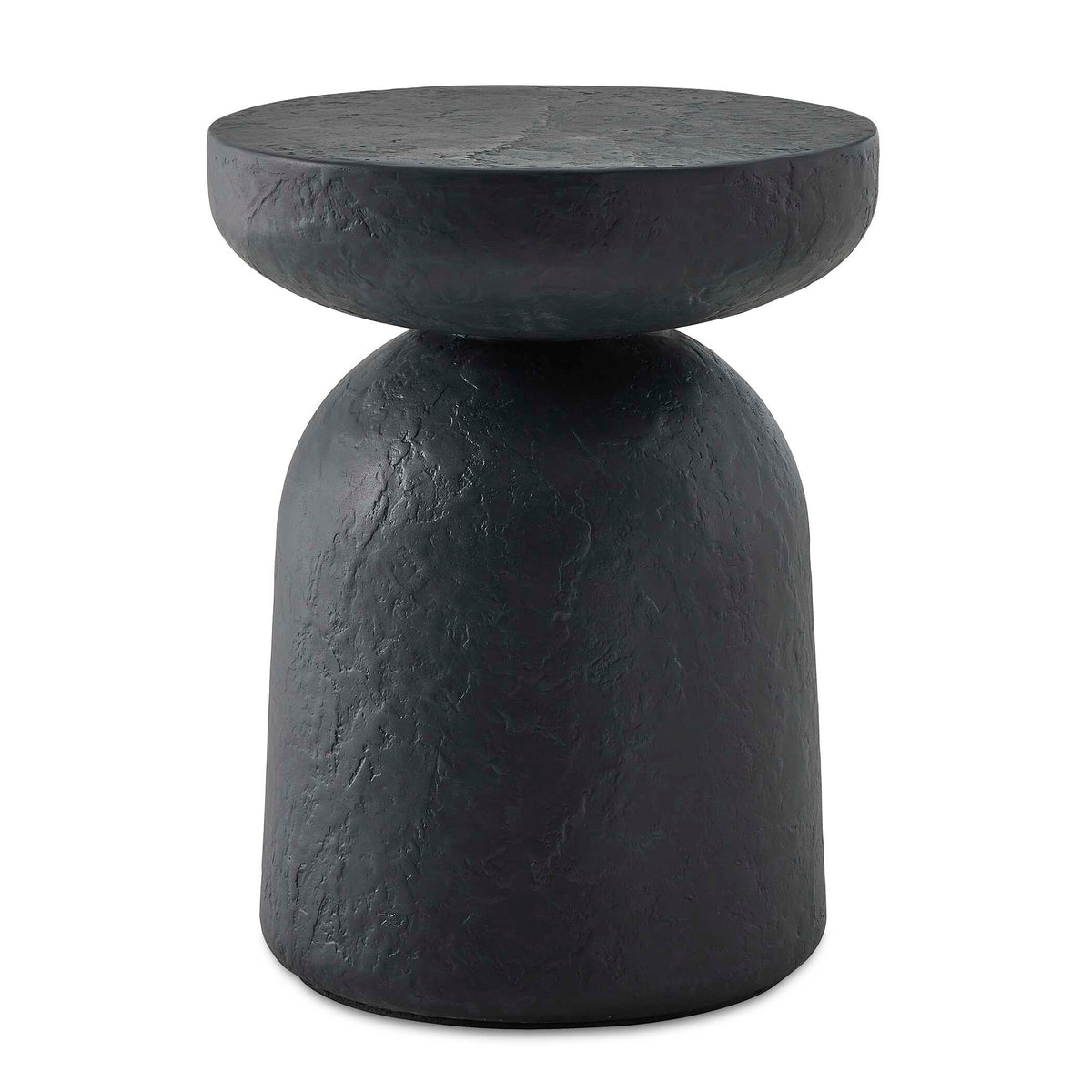 Hurlee Black Outdoor Accent Table - Ornate Home