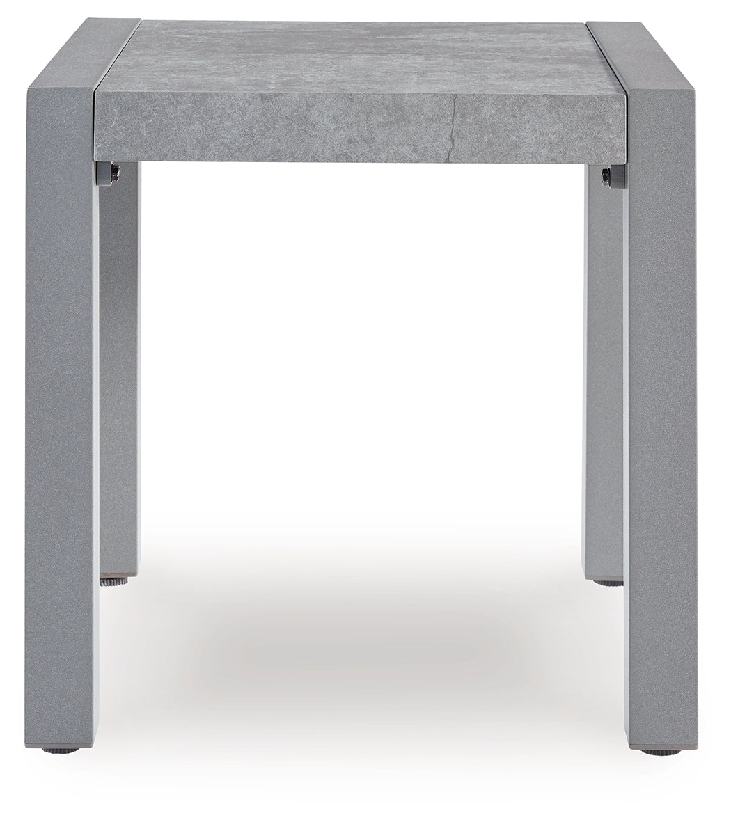Hurley Park Gray Outdoor End Table - Ornate Home