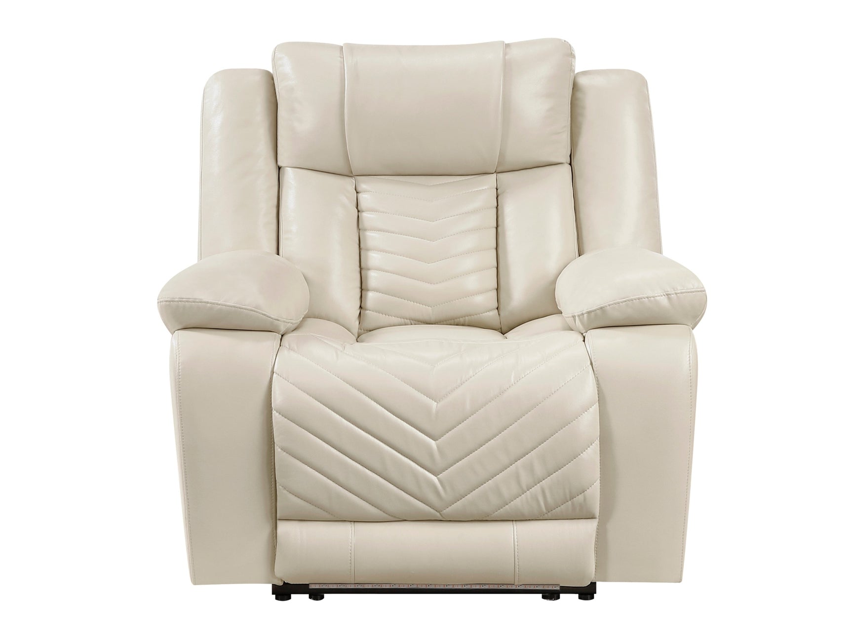 Huron Beige Power Reclining Chair - Ornate Home