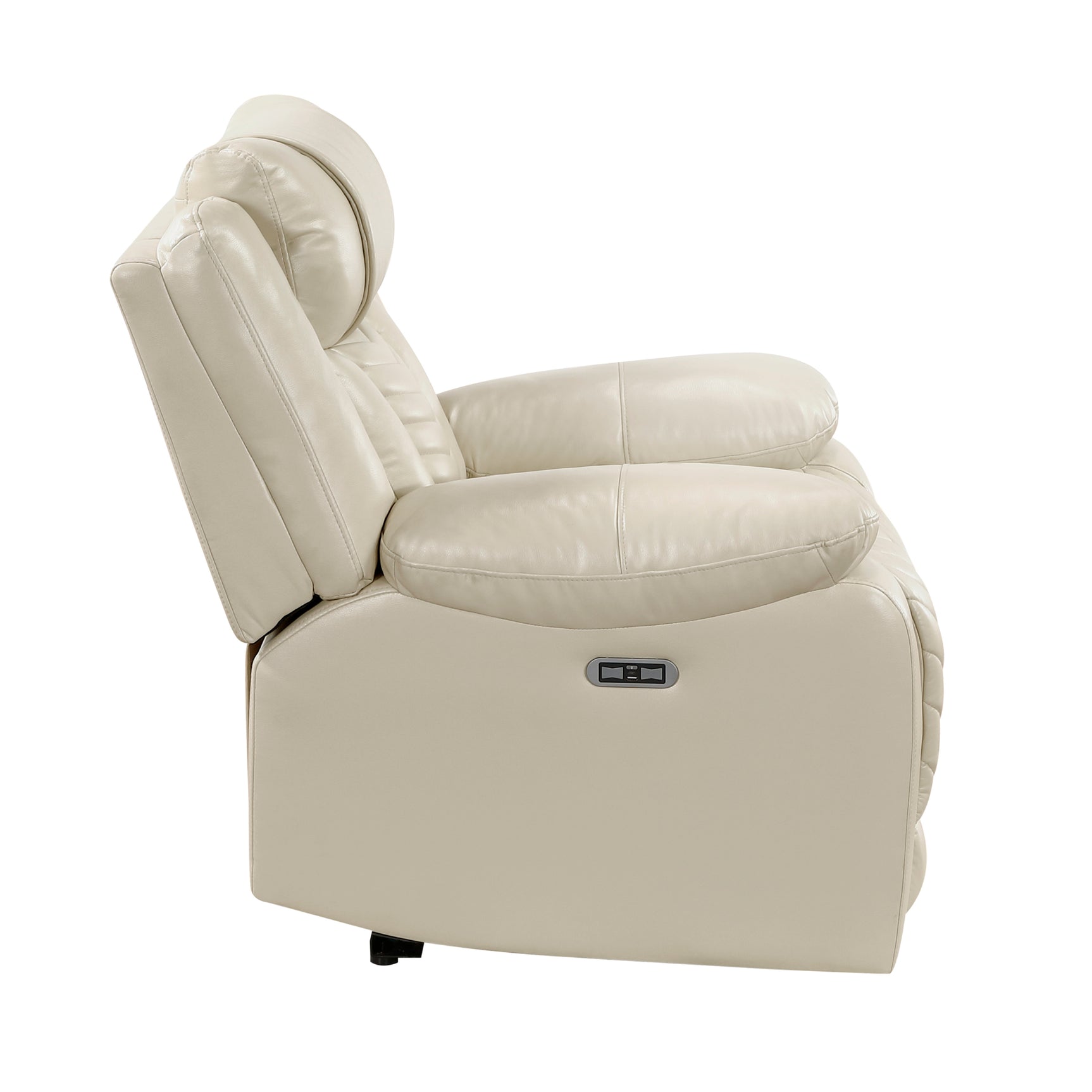 Huron Beige Power Reclining Chair - Ornate Home