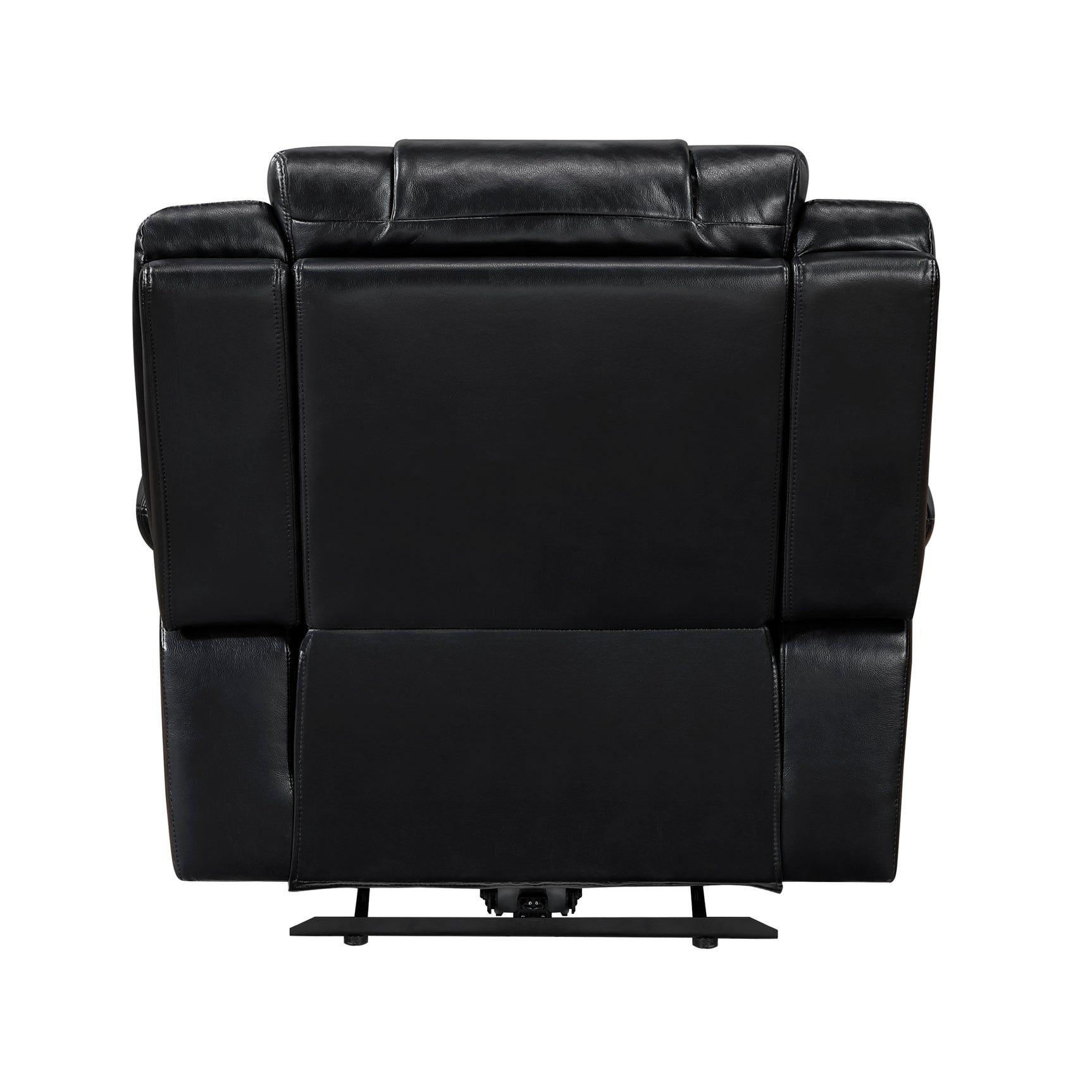 Huron Black Power Reclining Chair - Ornate Home