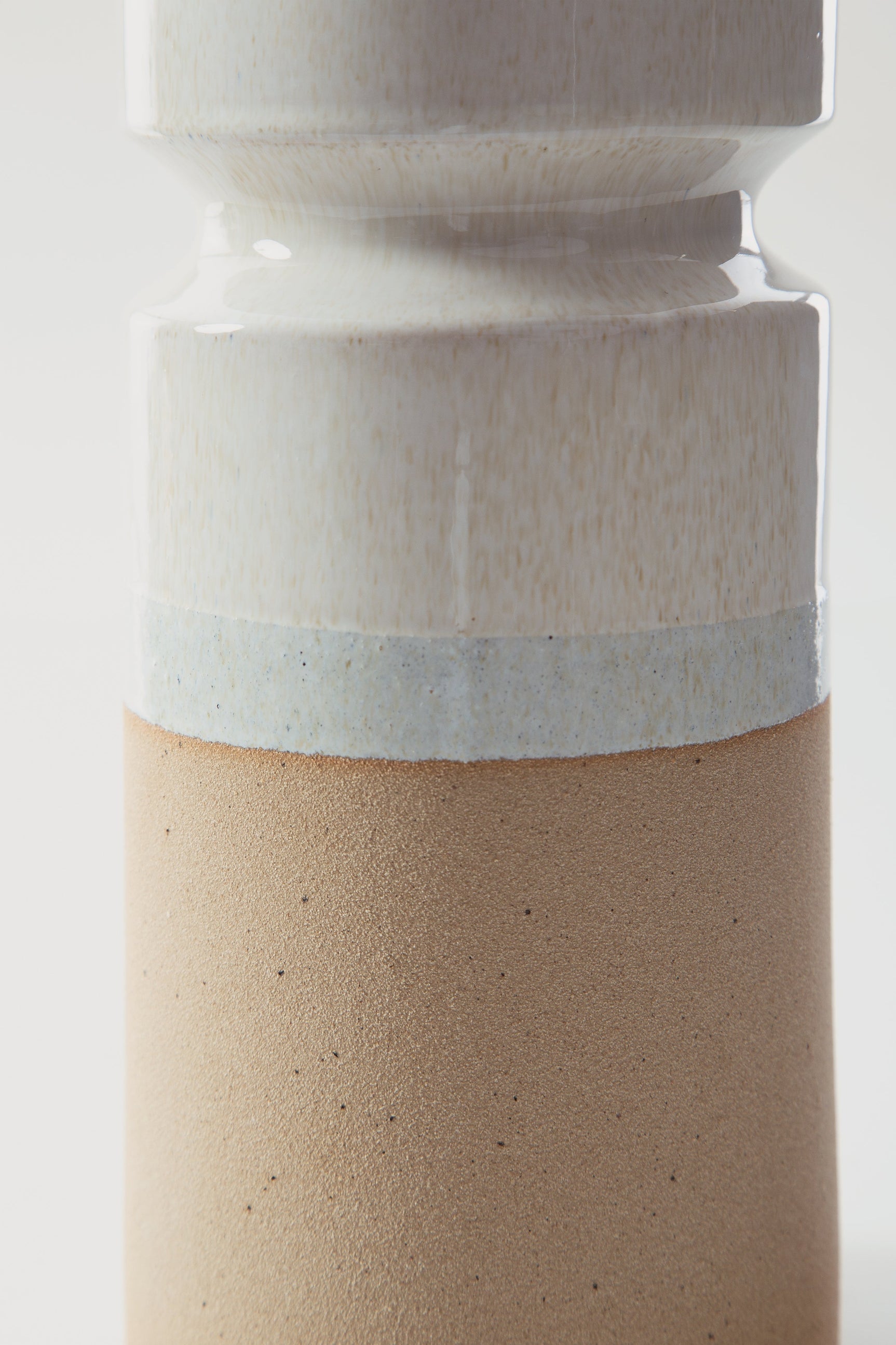 Hurston Ivory/Brown Candle Holder (Set of 3) - Ornate Home