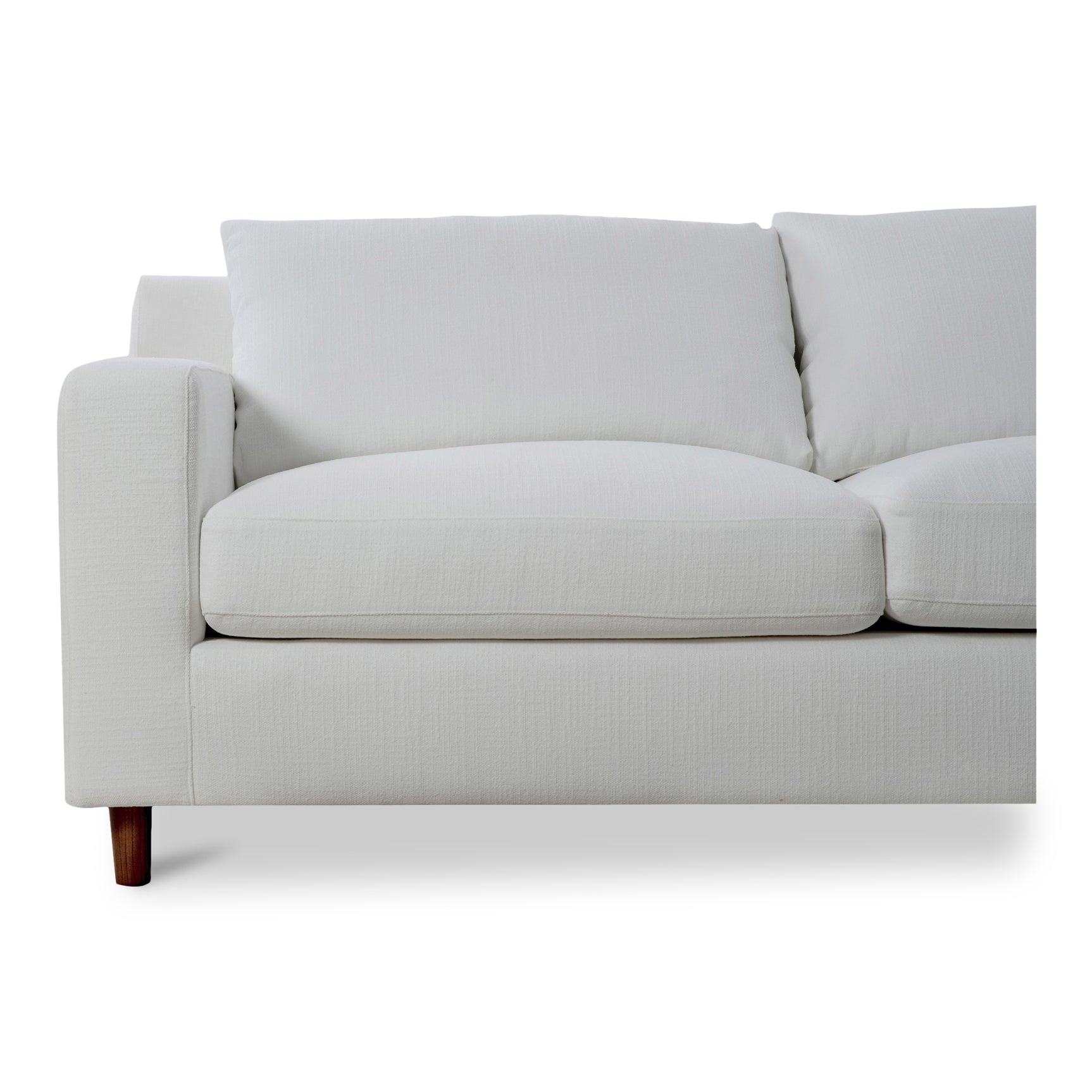 Hutton White Right Sectional - Ornate Home