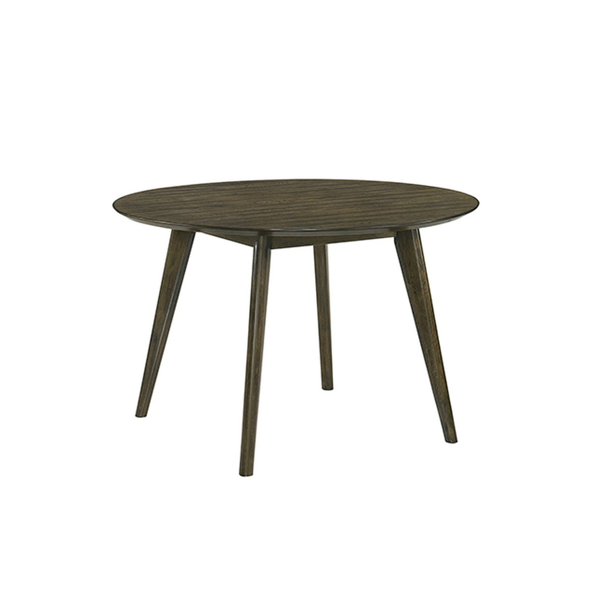 Huttwil Dark Walnut/Beige 5 Pc. Round Dining Table Set - Ornate Home