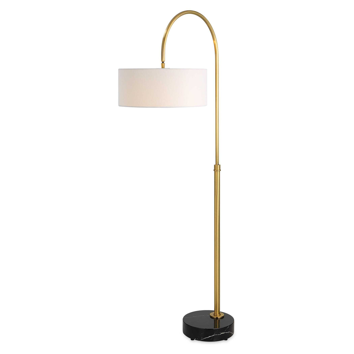 Huxford Brass Arch Floor Lamp - Ornate Home