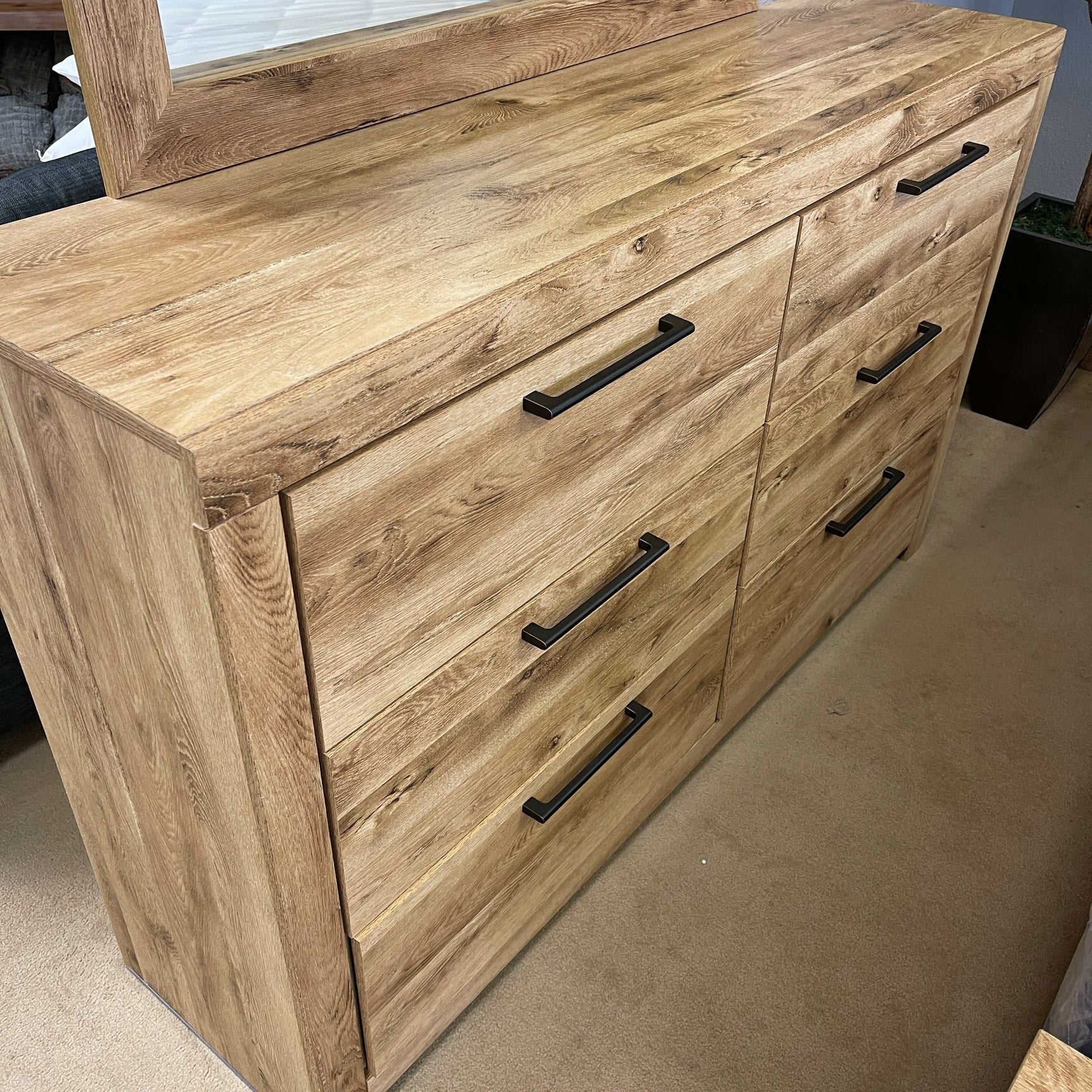 Hyanna King Tan Panel Bedroom Set / 5pc (Online Special Price) - Ornate Home