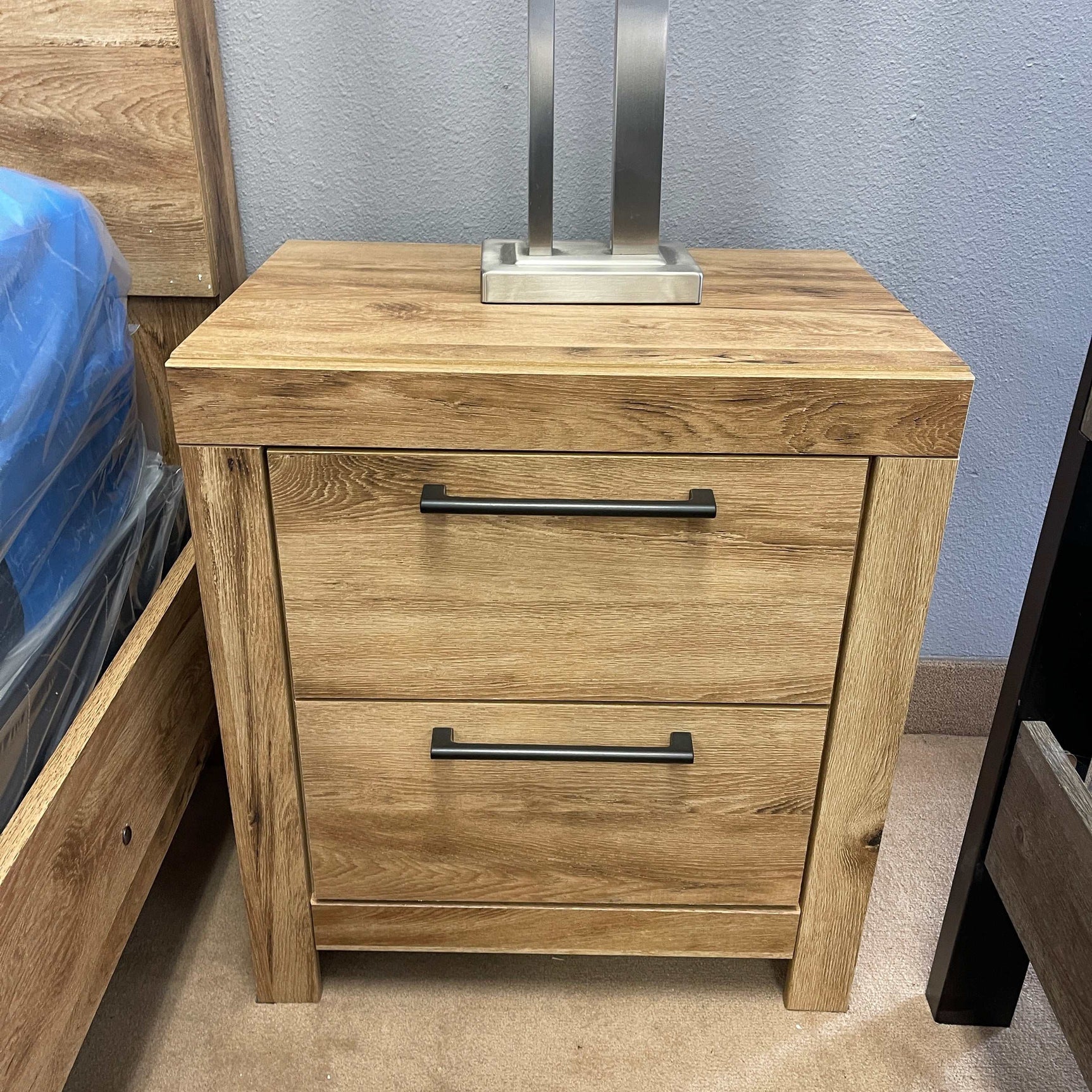 Hyanna King Tan Panel Bedroom Set / 5pc (Online Special Price) - Ornate Home