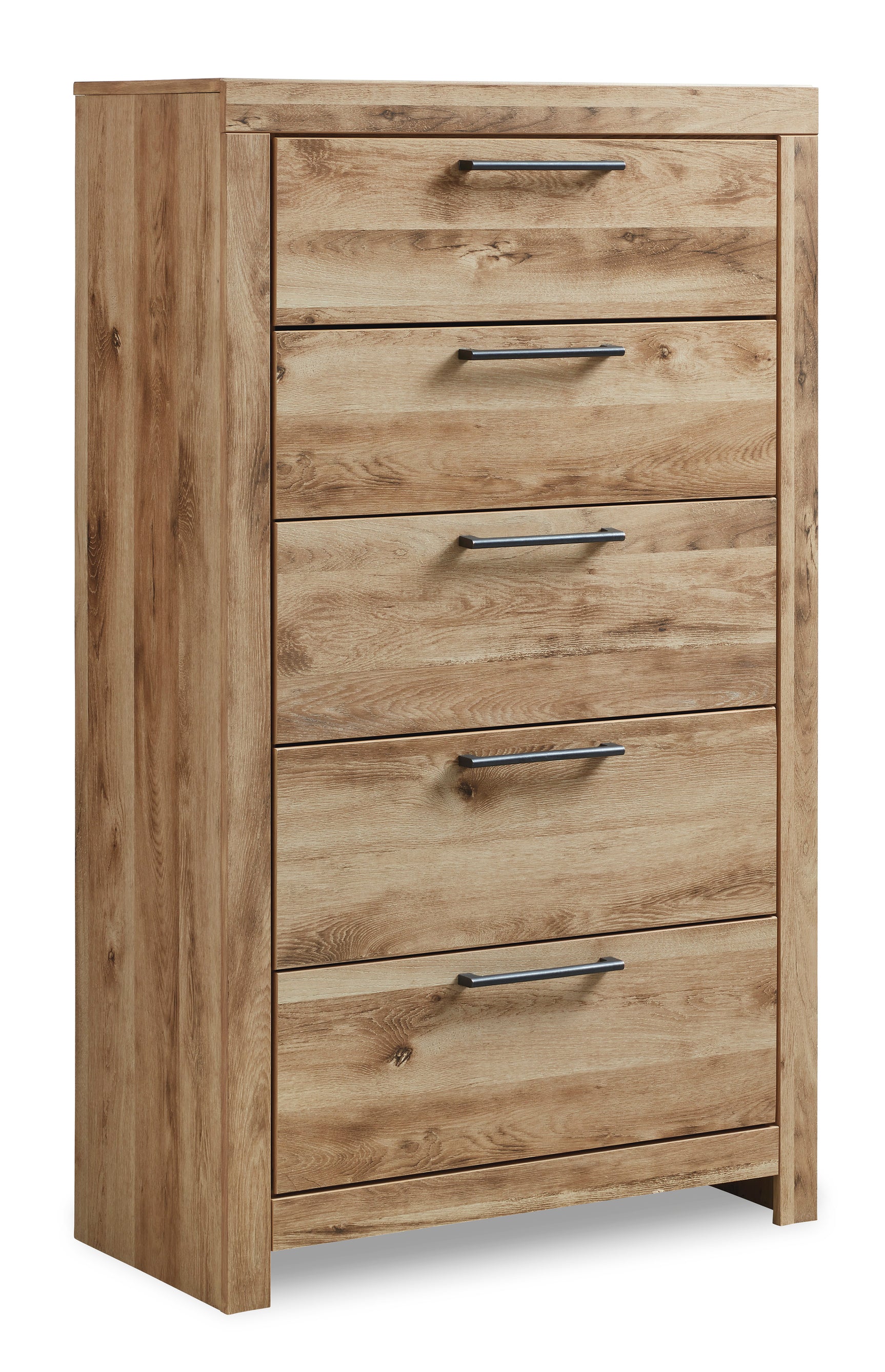 Hyanna Tan Brown 5-Piece Twin Panel Bedroom Set - Ornate Home