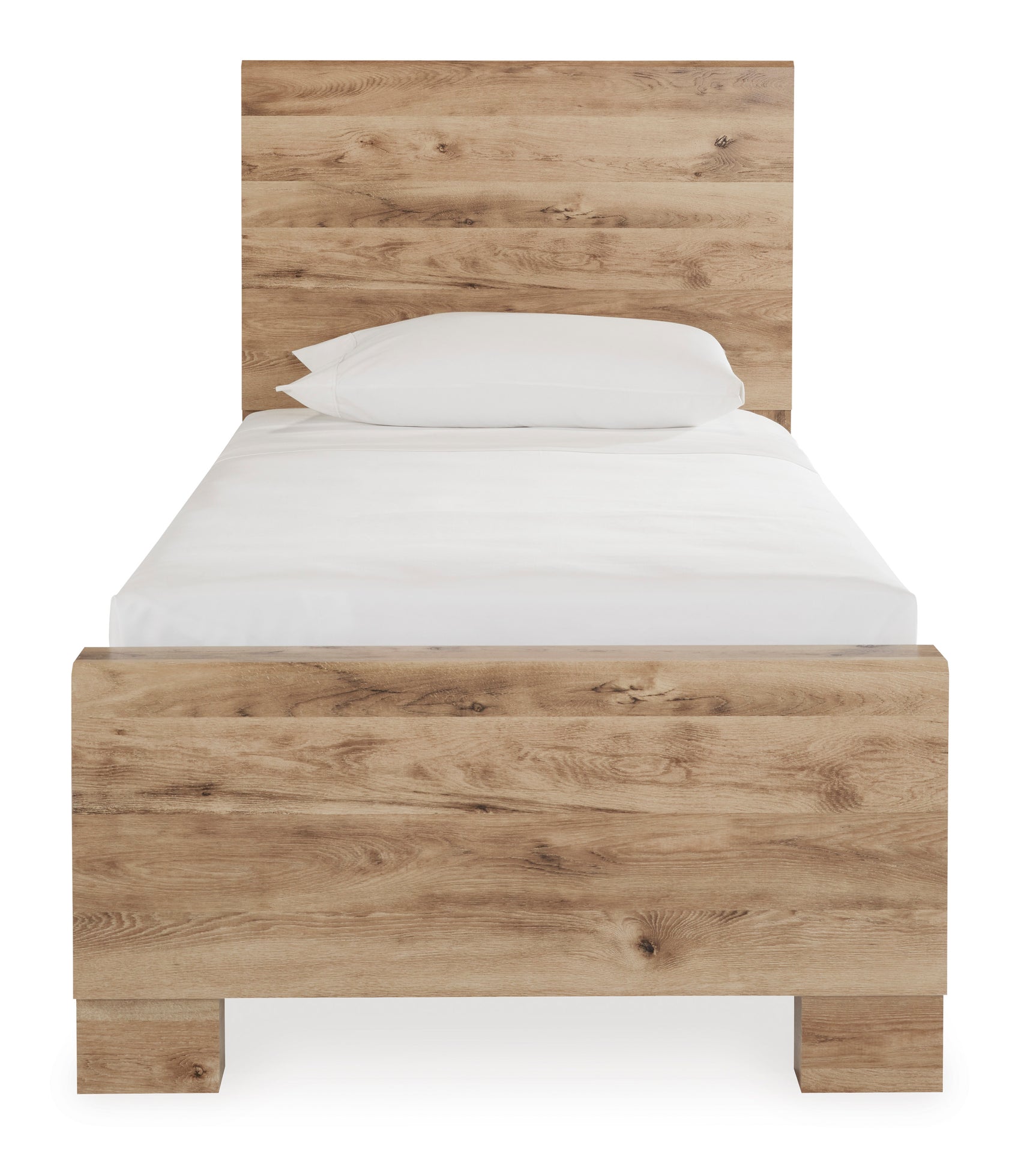 Hyanna Tan Brown 5-Piece Twin Panel Bedroom Set - Ornate Home