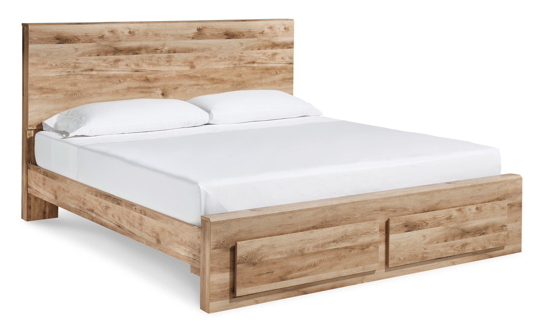 Hyanna Tan Brown Queen Panel Storage Bed w/ Fb Storage, Dresser, Mirror, Chest and Nightstand - Ornate Home