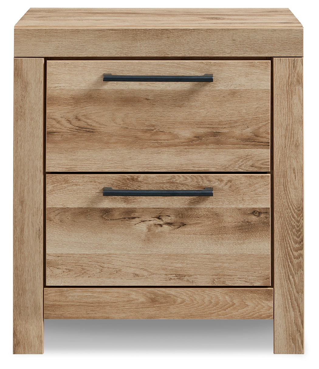 Hyanna Tan Brown Queen Panel Bed, Dresser, Mirror, Chest and Nightstand - Ornate Home