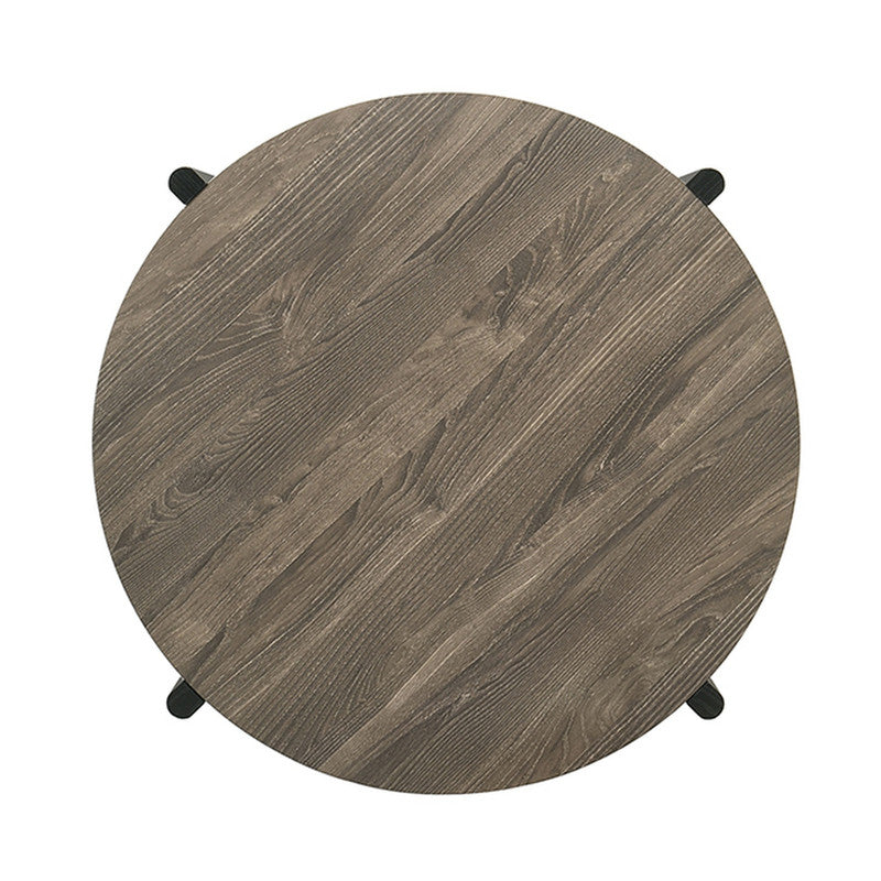 Hyde Dark Gray Round Coffee Table - Ornate Home