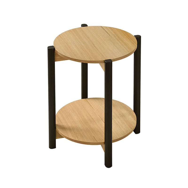 Hyde Oak Round End Table - Ornate Home