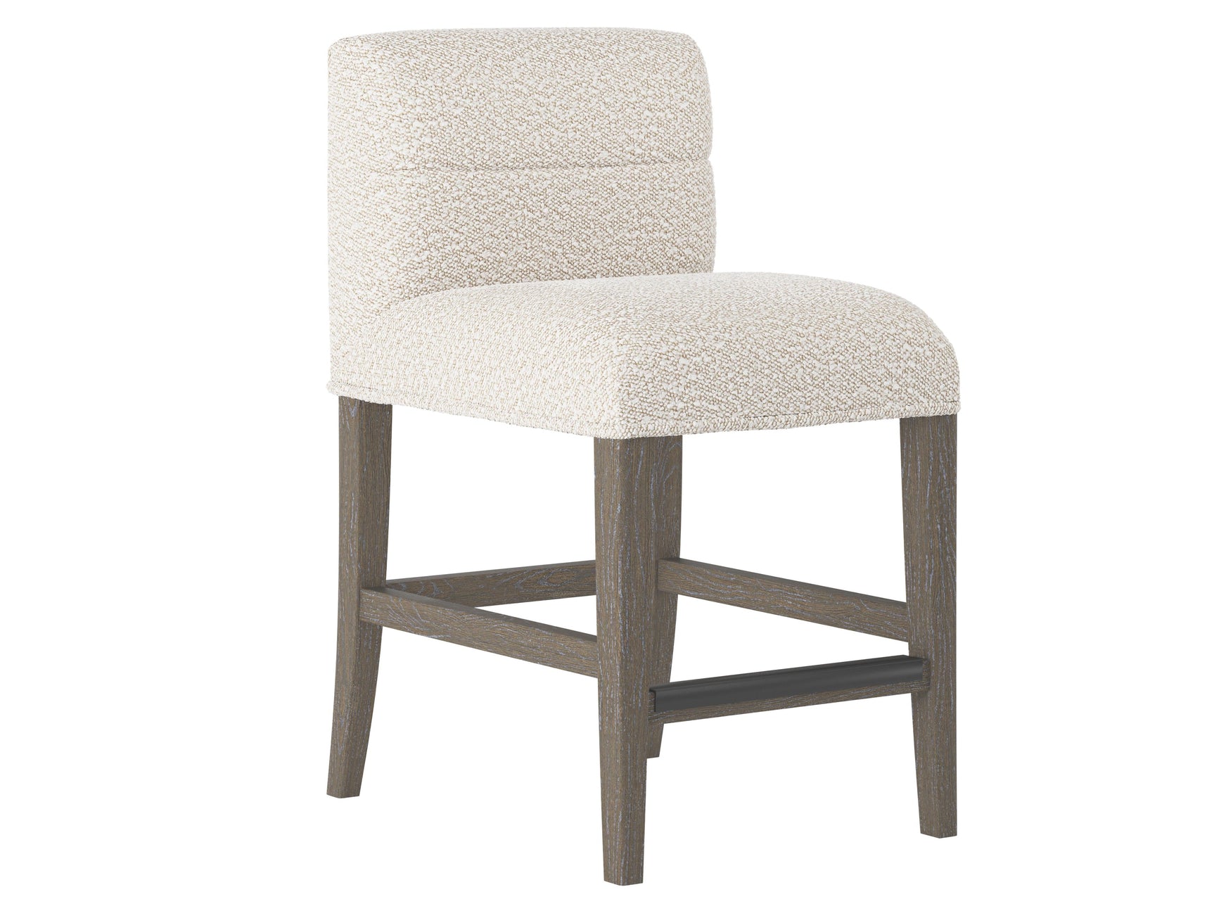 Hyde Portobello/White/Cream Fabric Counter Stool - Ornate Home