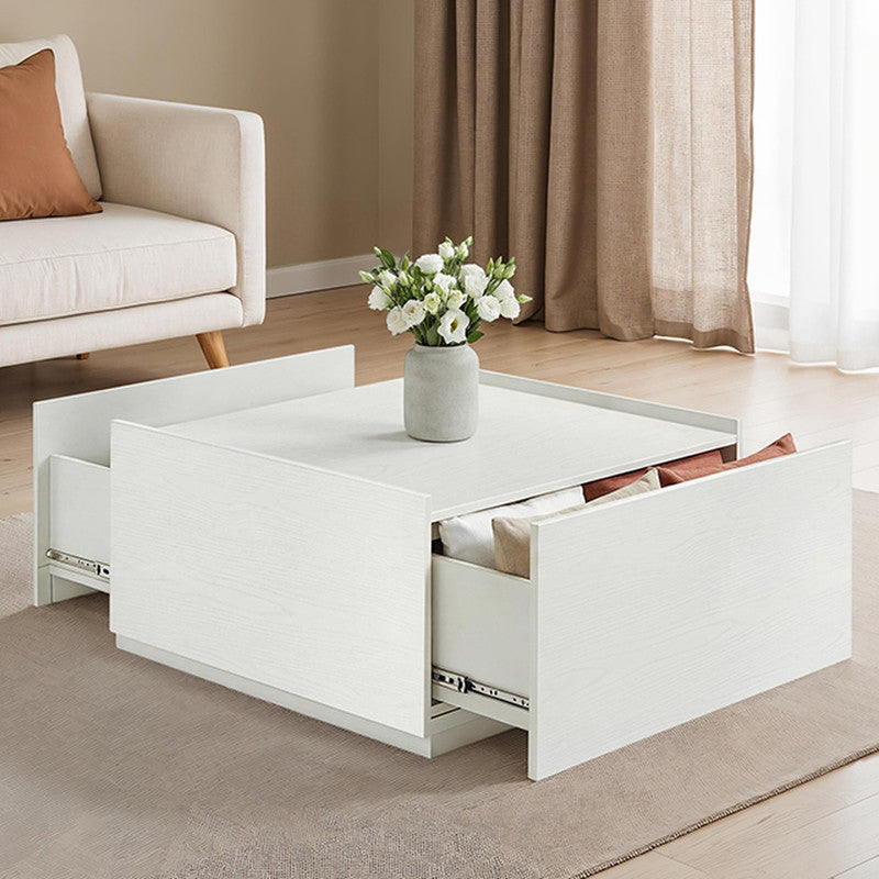 Hyde White Coffee Table - Ornate Home