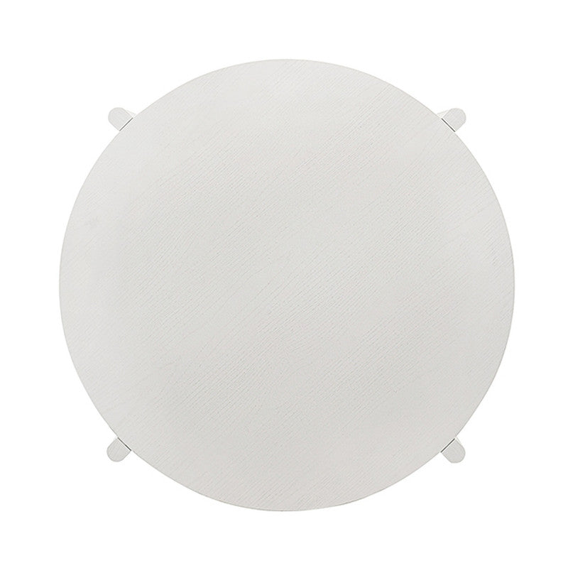 Hyde White Round Coffee Table - Ornate Home