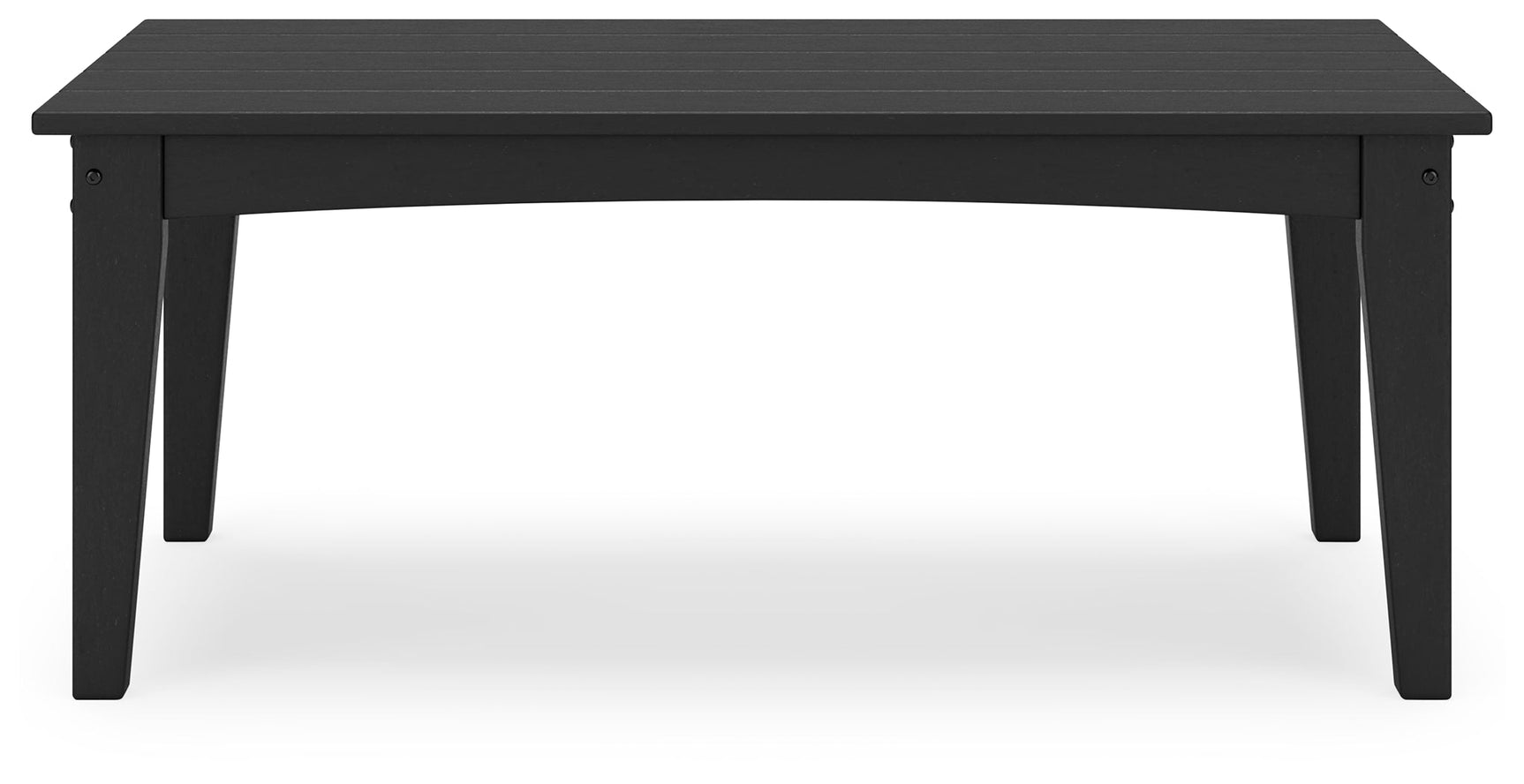 Hyland wave Black Outdoor Coffee Table - Ornate Home