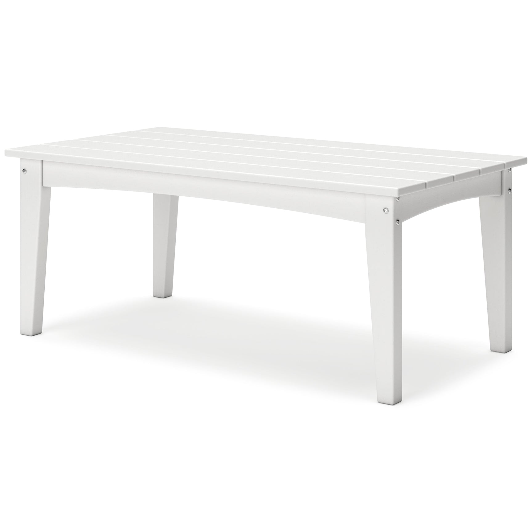 Hyland wave White Outdoor Coffee Table - Ornate Home