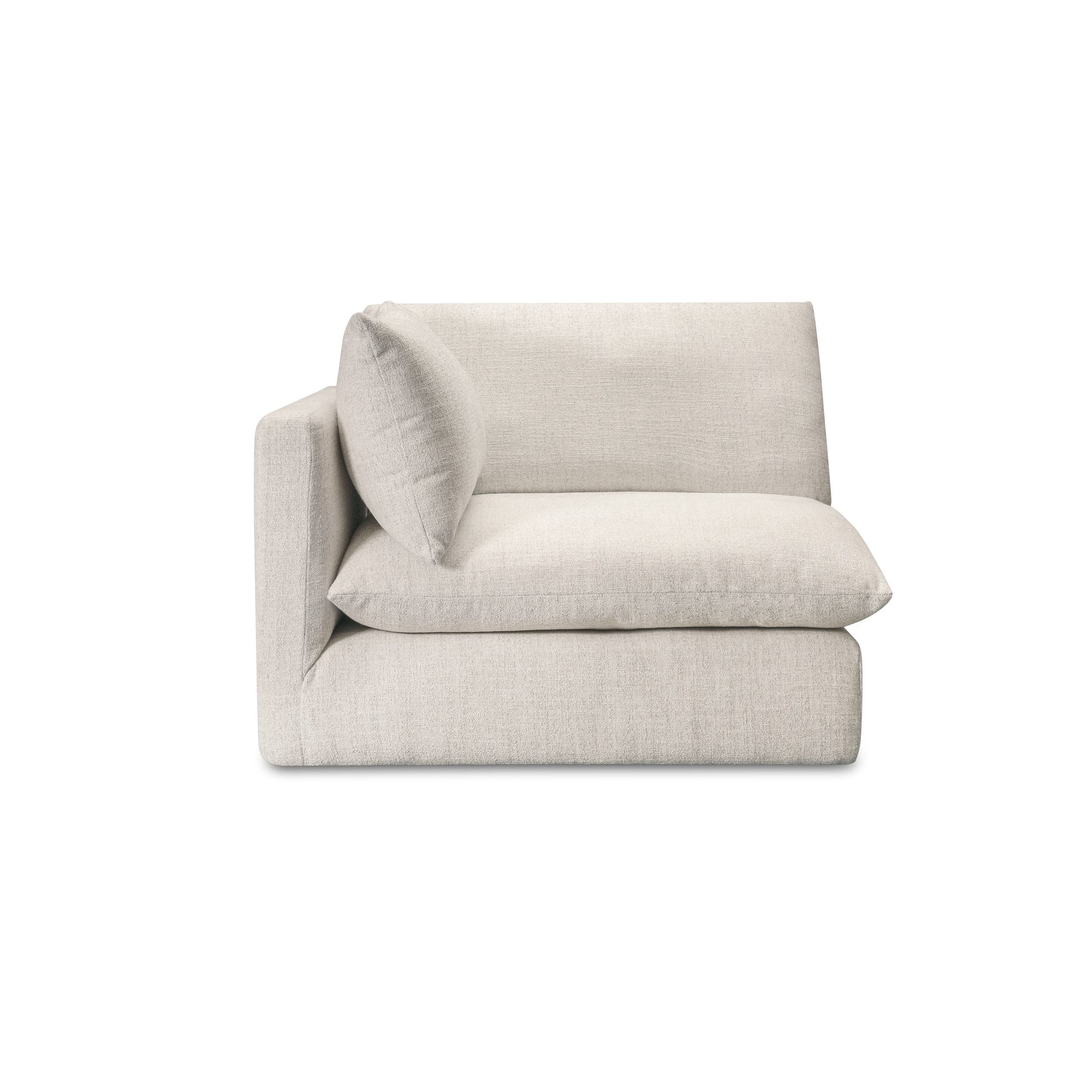 Townes Flecked Ecru Right Arm Facing Chair