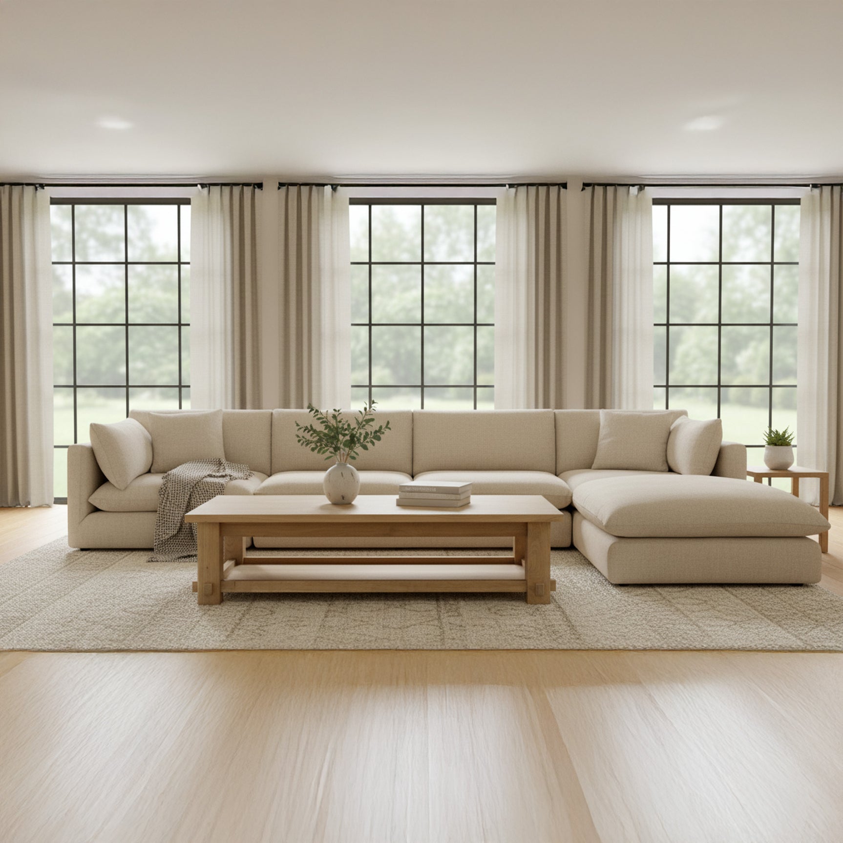 Townes Sand Lounge Modular Sectional