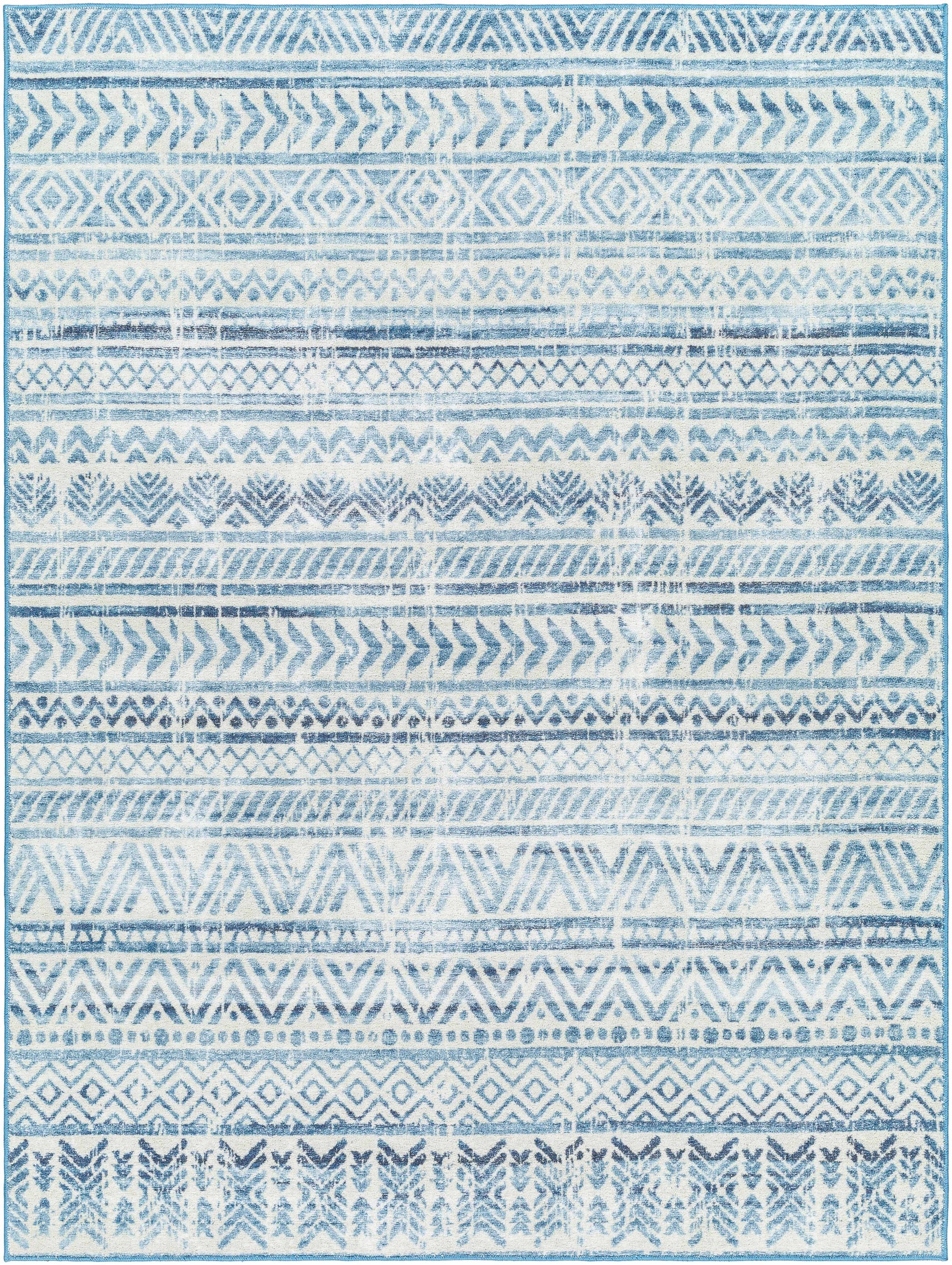 Ianna Arctic Stone Washable Area Rug - Clearance - Ornate Home