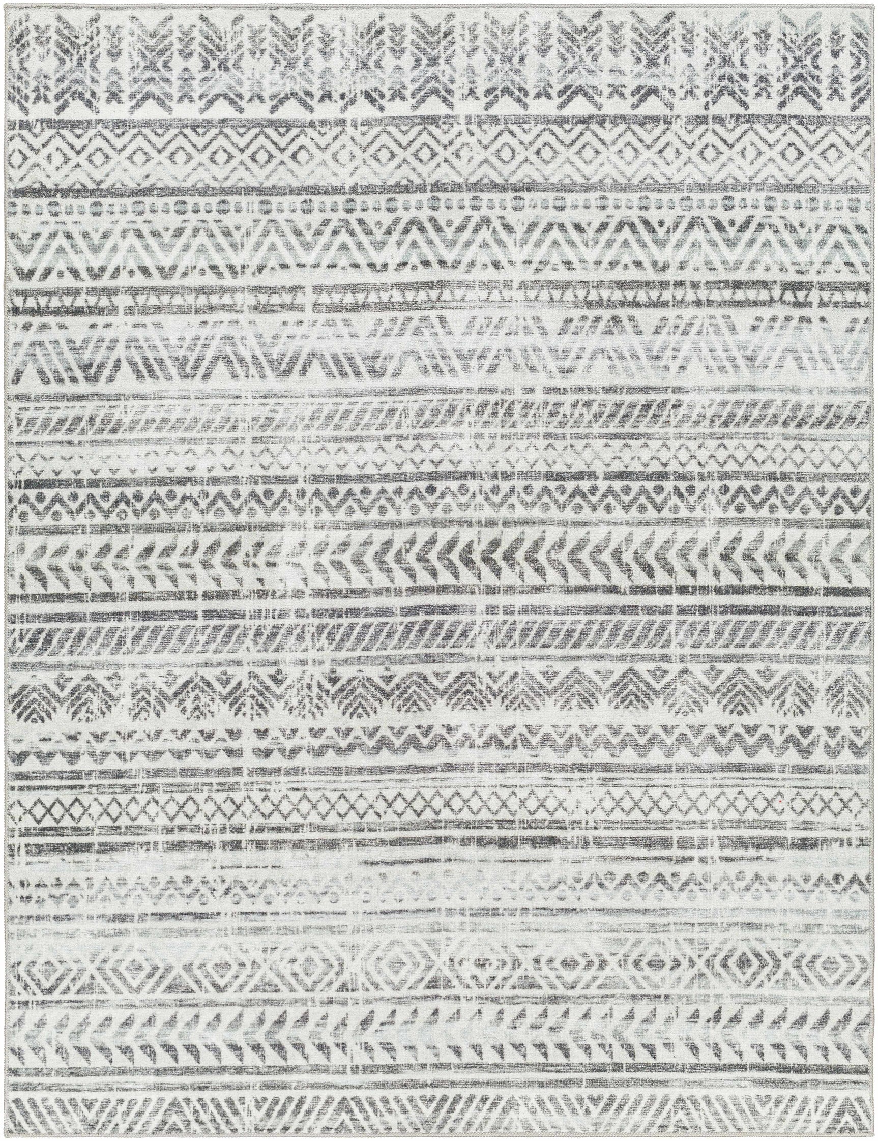 Ianna Light Gray Washable Area Rug - Clearance - Ornate Home