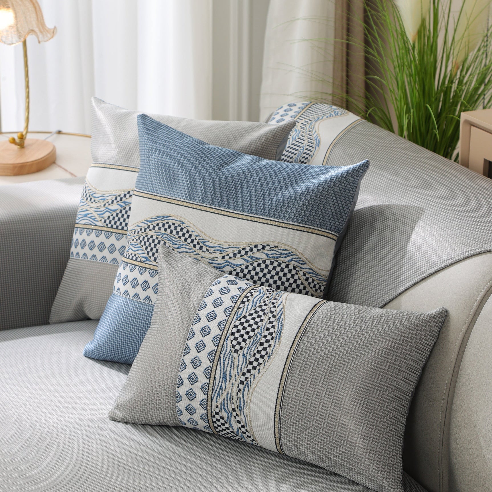 Ice Silk Sofa Cover Non-Slip Slipcover Sofa Cushion Covers Couch Protector for Pets - Ornate Home