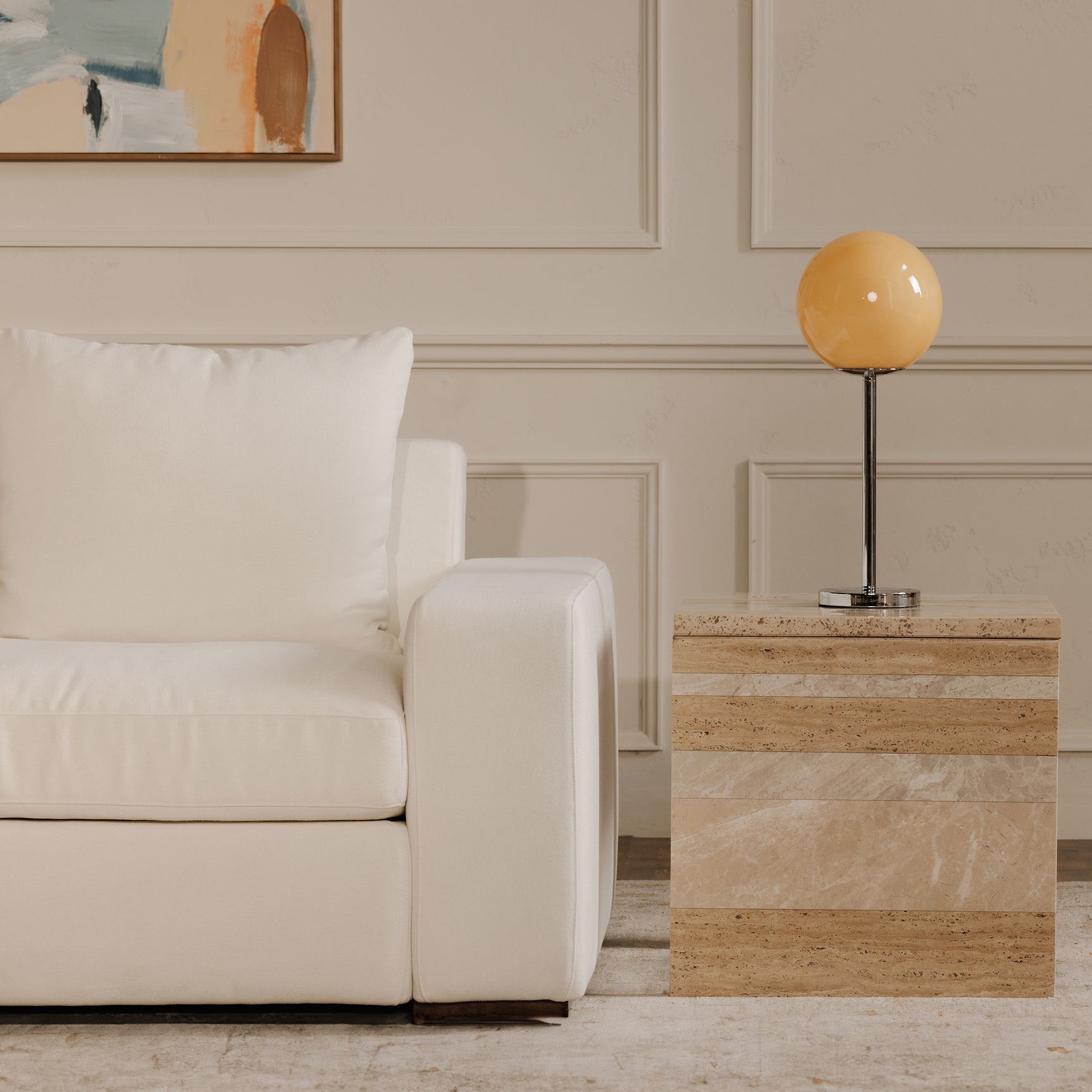 Ida Silver Table Lamp - Ornate Home