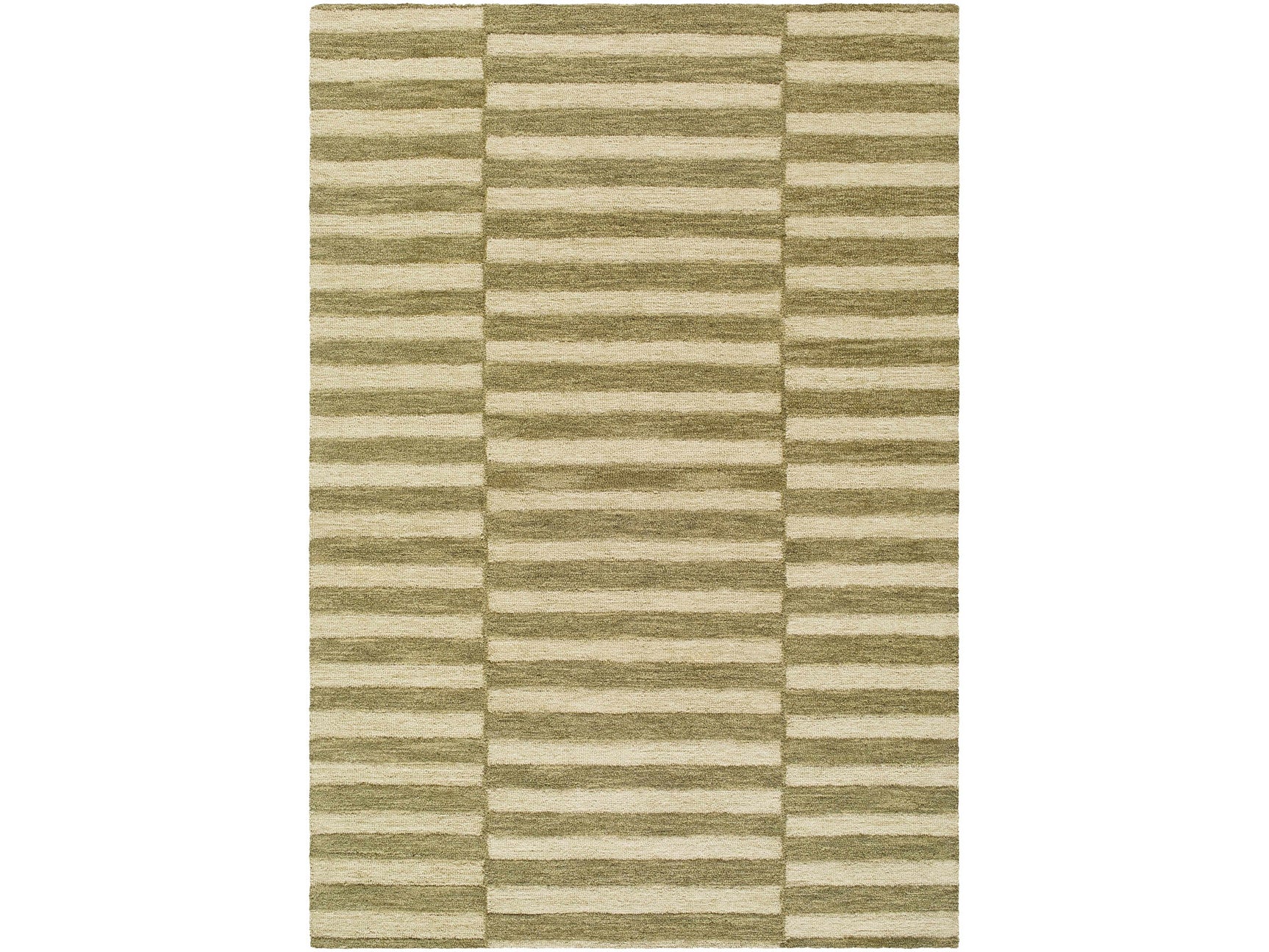 Idaho Broken-Striped Green Area Rug | Our PNW Home X Livabliss - Ornate Home
