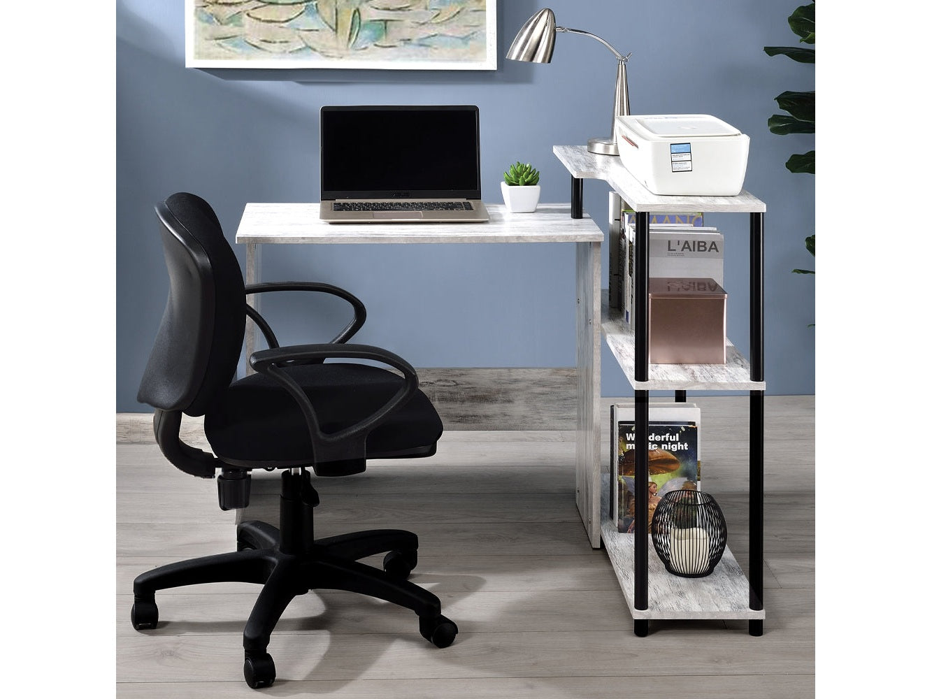 Ievi Antique White Writing Desk - Ornate Home