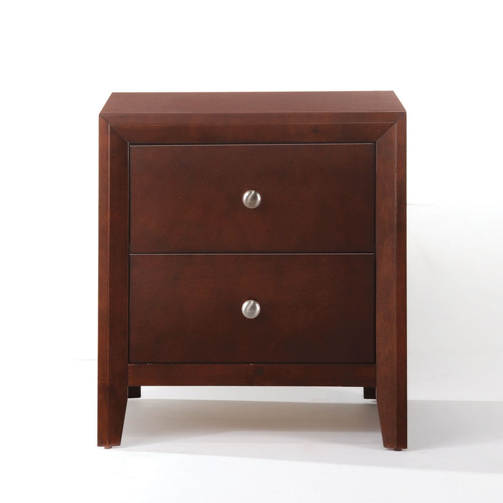 Ilana Brown Cherry Nightstand - Ornate Home