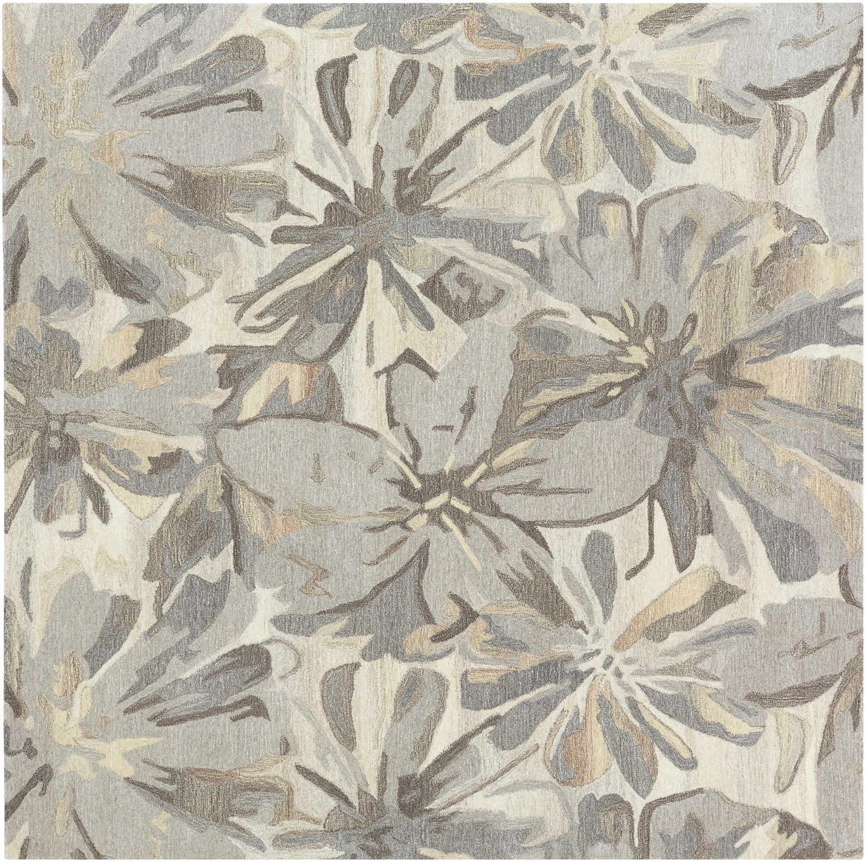 Ilfeld Athena Beige Floral Wool Rug - Ornate Home
