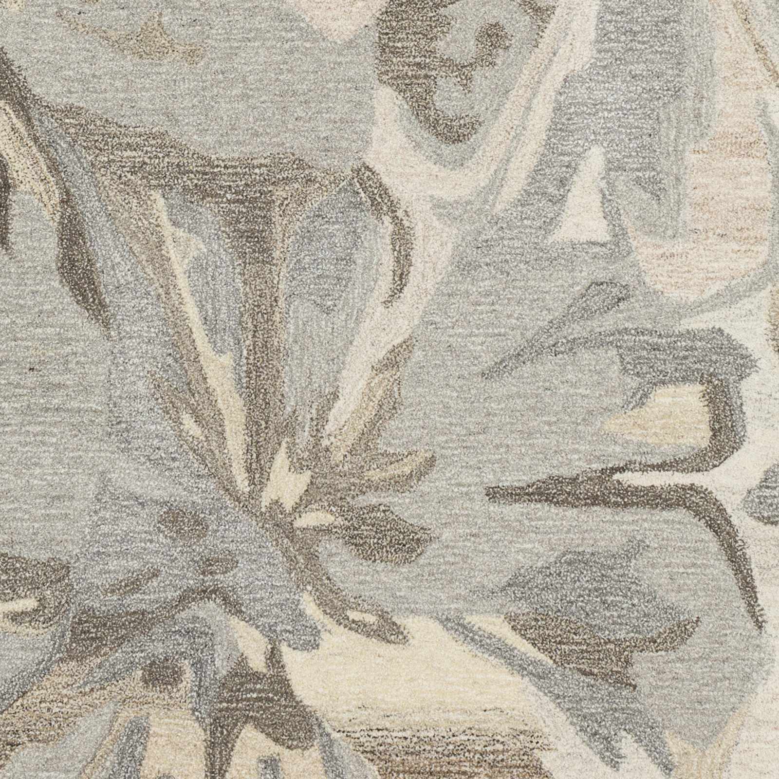 Ilfeld Athena Beige Floral Wool Rug - Ornate Home
