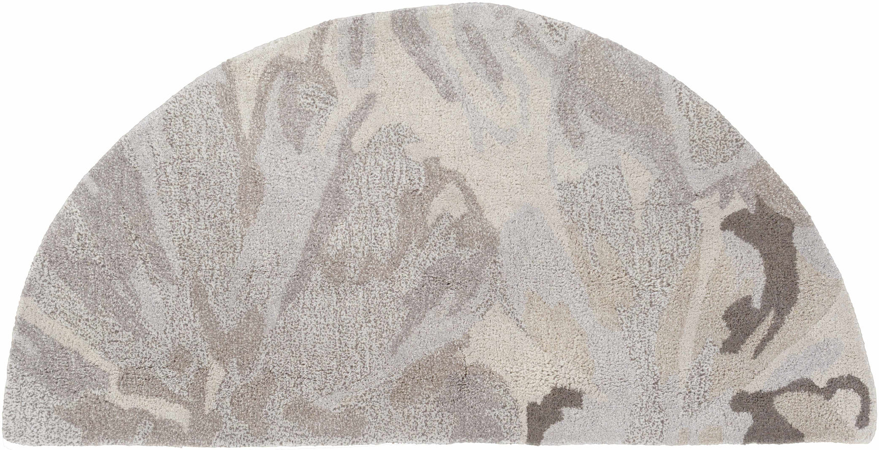 Ilfeld Athena Gray Floral Wool Rug - Ornate Home