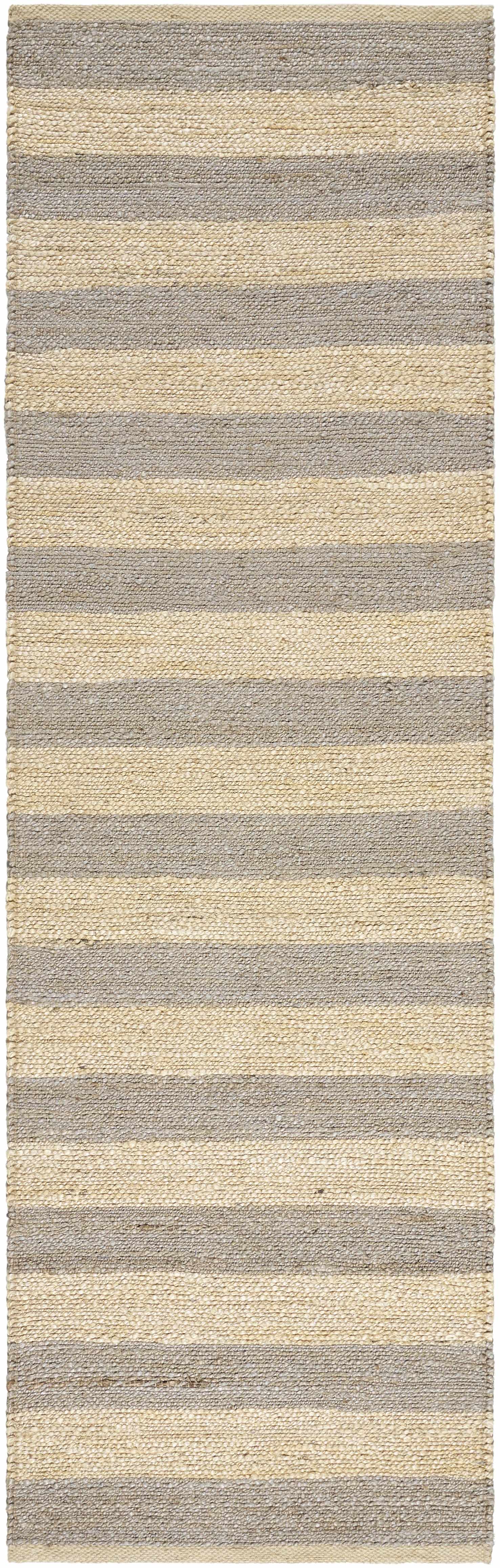 Ilkay Block Stripe Jute Rug - Ornate Home
