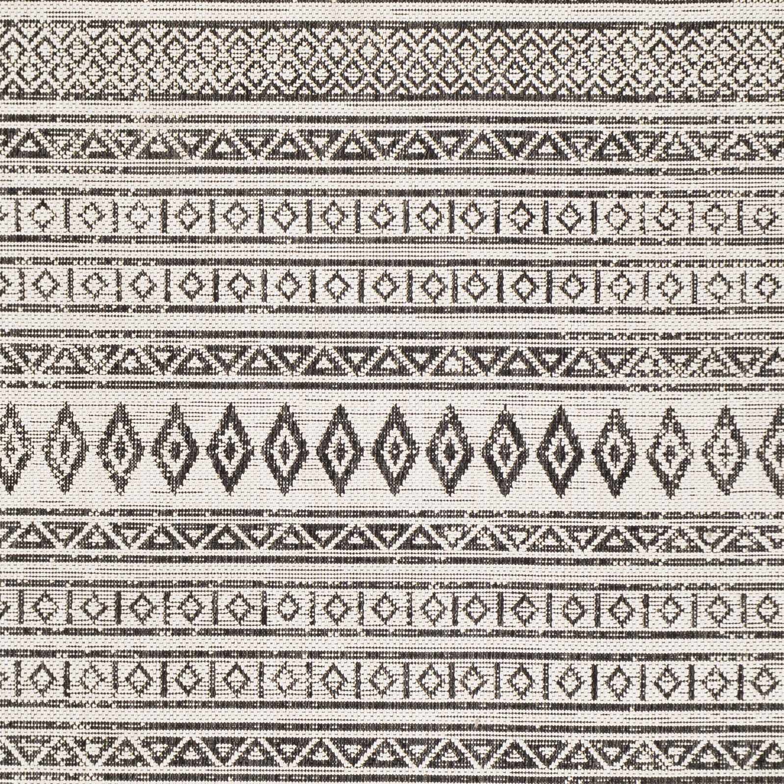 Imboden Black&White Outdoor Rug - Ornate Home