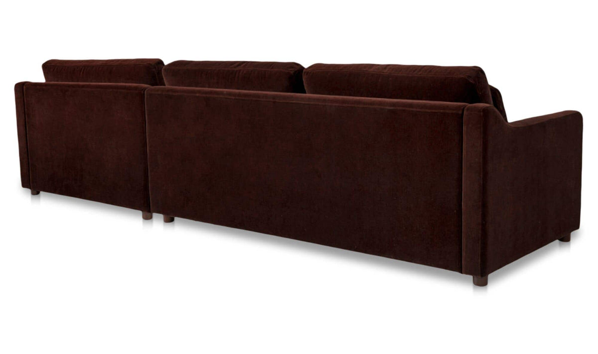 Imogen Bordeaux Right Sectional - Ornate Home