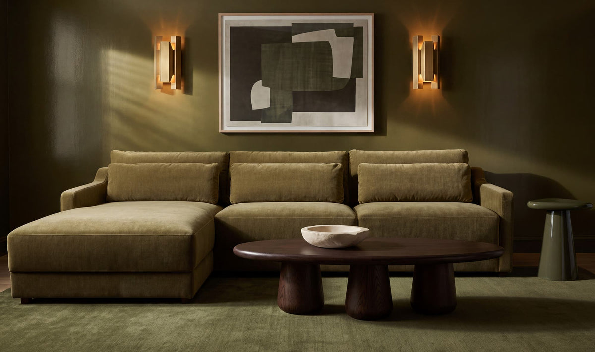 Imogen Olive Left Sectional - Ornate Home