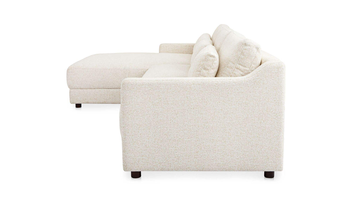 Imogen Textured Oat Left Sectional - Ornate Home