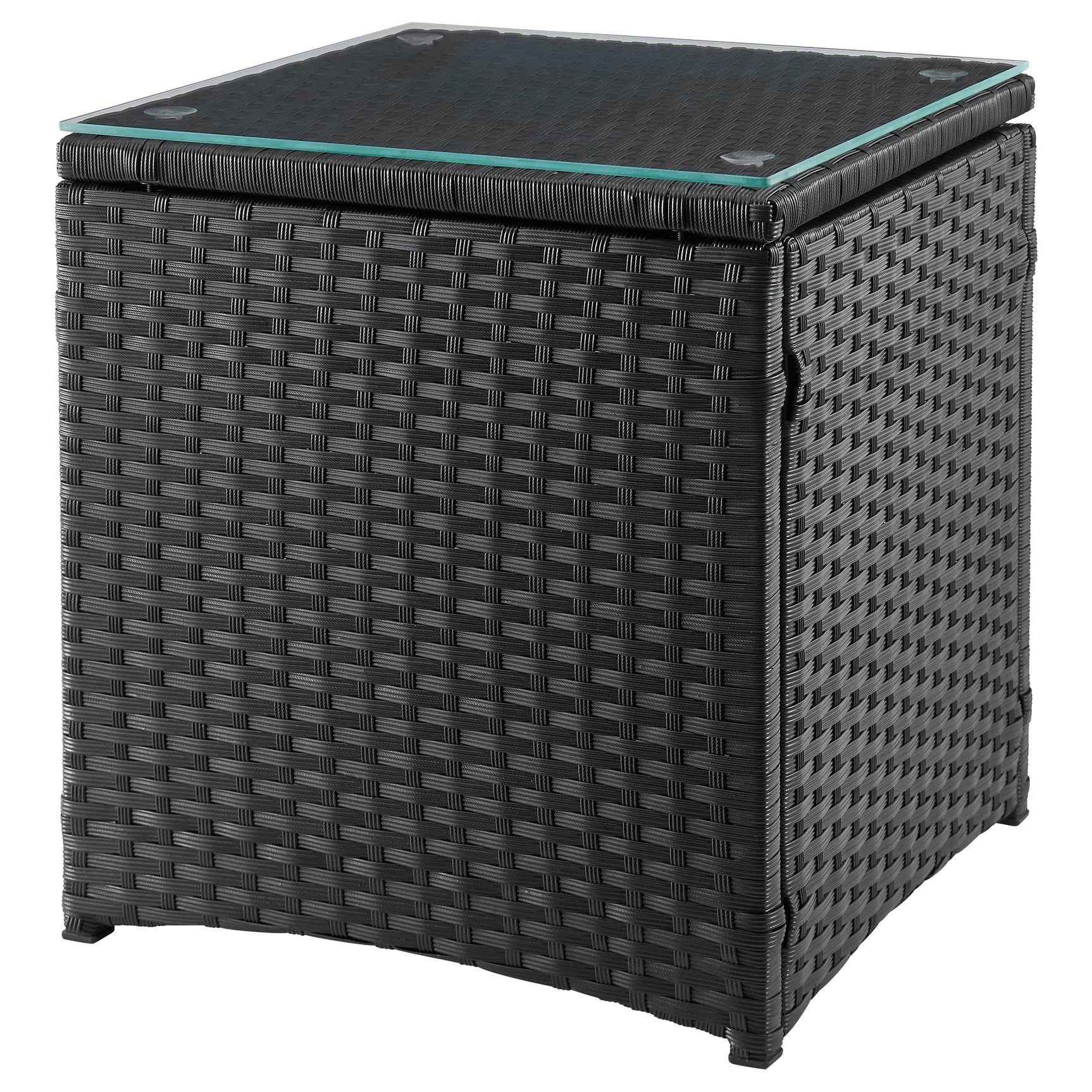 Imperia Patio 2-Person Seating Group with End Table with Grey Cushions - Ornate Home