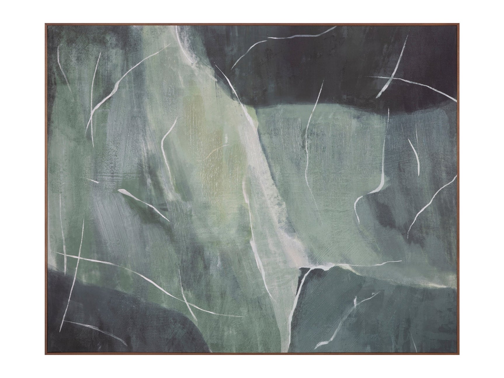 Impression Verdant Palette Framed Painting - Ornate Home