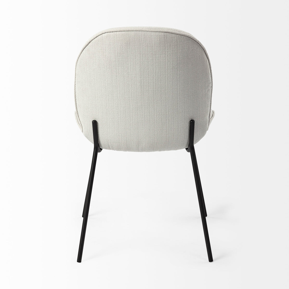 Inala White/Black Curved Back Dining Side Chair (Set of 2) - Ornate Home