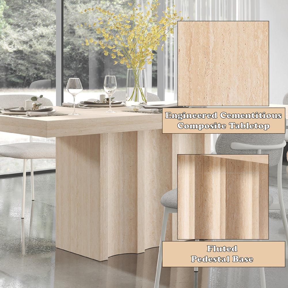 Inca Beige Dining Table - Ornate Home