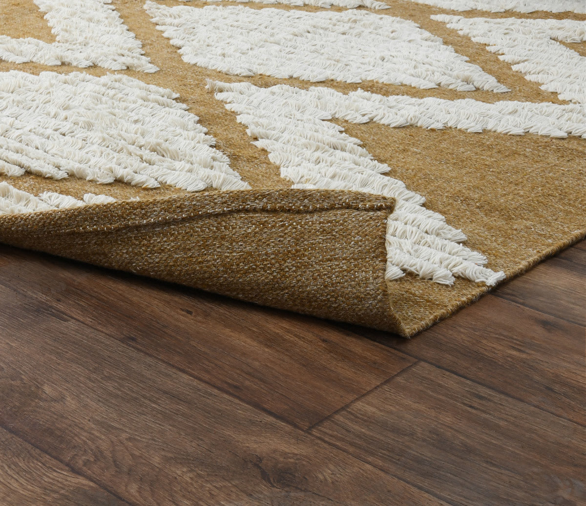 Indoor/Outdoor Avalon Honey Gold Rug - Ornate Home